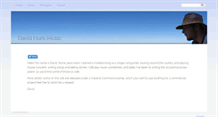 Desktop Screenshot of david-hunt-music.com